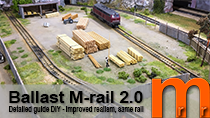 Ballasting Marklin M-rail for greater realism